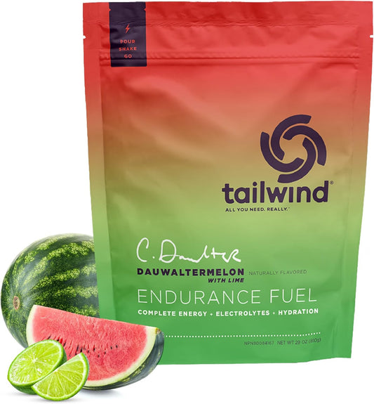 Vegan Dauwaltermelon Endurance Fuel Powder Mix with Electrolytes - Non-GMO, Soy and Dairy-Free, Gluten-Free - 30 Servings
