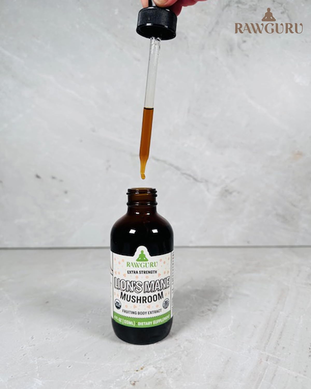Vegan Lion's Mane Mushroom Tincture with Nano-Processed Immunity Boost - 120 Servings of Drops - Pack of 1