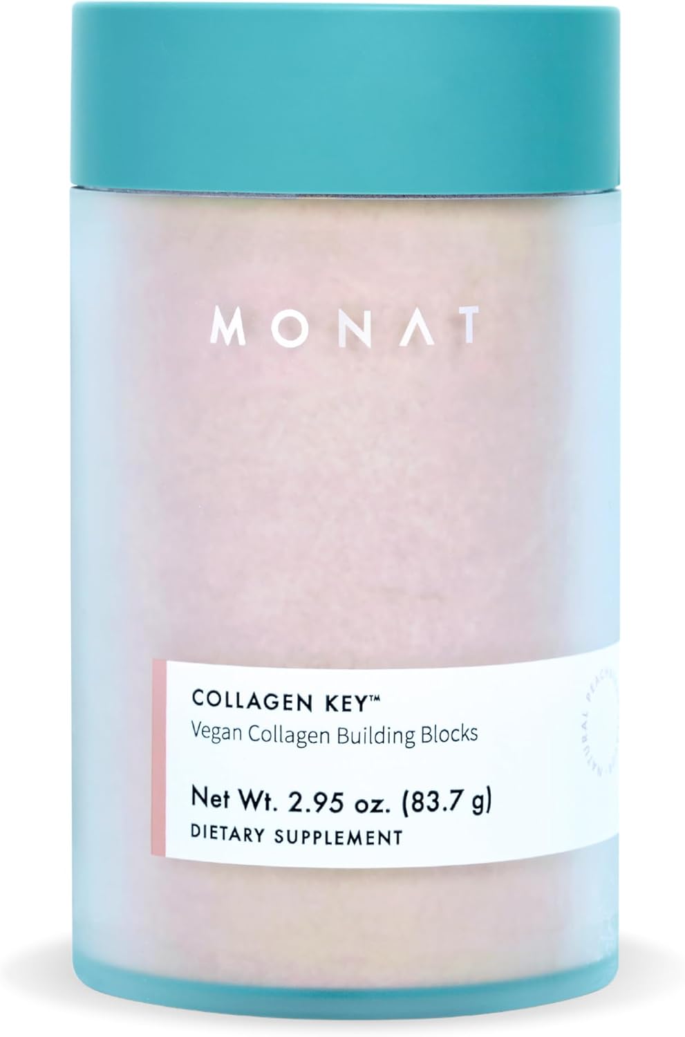 Vegan Peach Berry Collagen Key Supplement for Hair, Skin, and Nails - Sugar-Free Beauty Support with Amino Acids - Holistic Wellness Blend for Natural Radiance