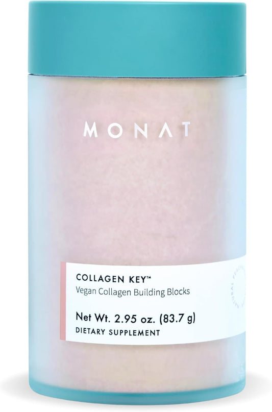 Vegan Peach Berry Collagen Key Supplement for Hair, Skin, and Nails - Sugar-Free Beauty Support with Amino Acids - Holistic Wellness Blend for Natural Radiance
