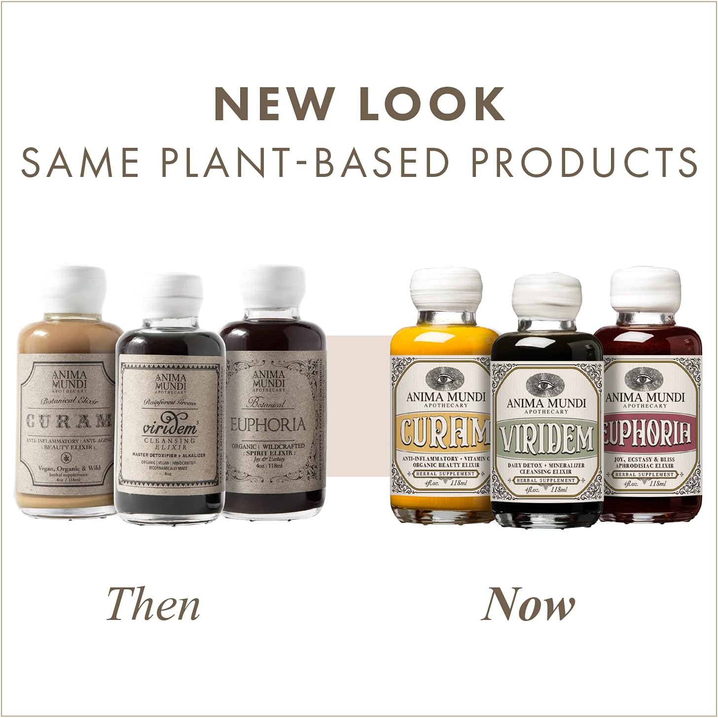 Vegan Plant-Based Collagen Booster Elixir for Skin, Hair, and Nails - Herbal Liquid with Fo Ti and Nettle - 4oz Bottle