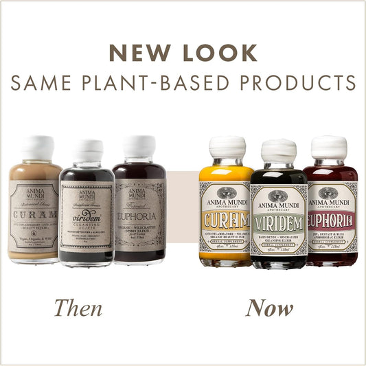 Vegan Plant-Based Collagen Booster Elixir for Skin, Hair, and Nails - Herbal Liquid with Fo Ti and Nettle - 4oz Bottle