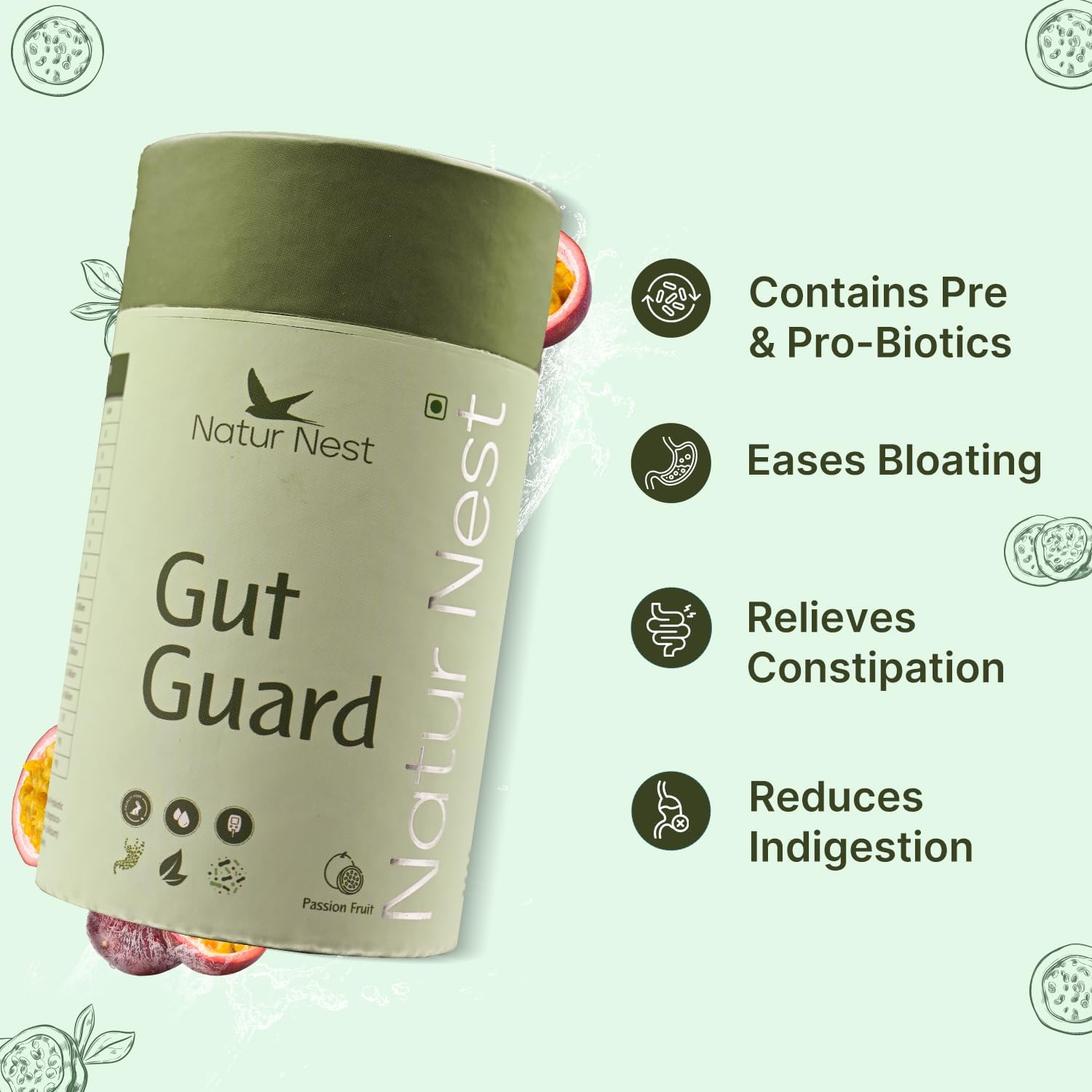 Vegan Probiotic Gut Guard Supplement for Long-Term Gut Health - 15 Sachets