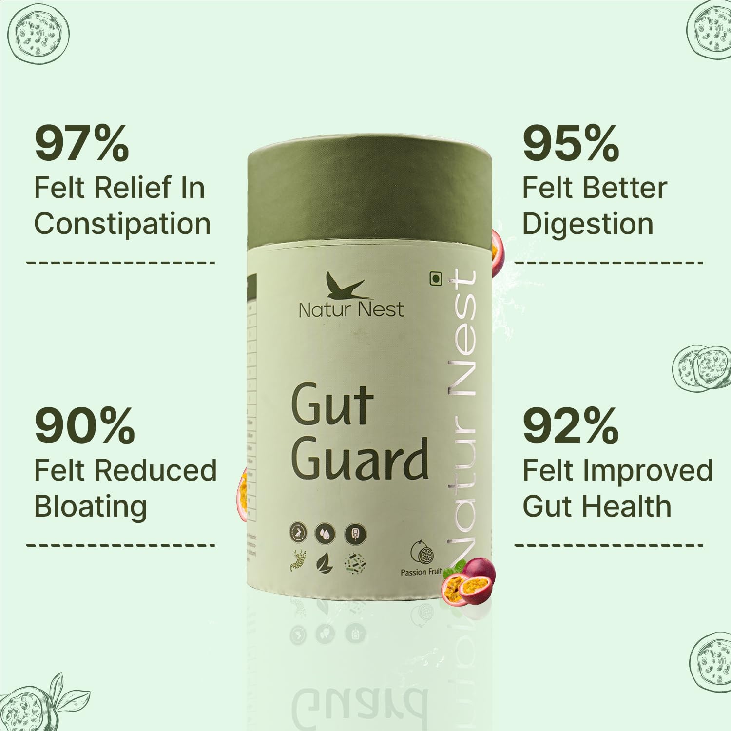 Vegan Probiotic Gut Guard Supplement for Long-Term Gut Health - 15 Sachets