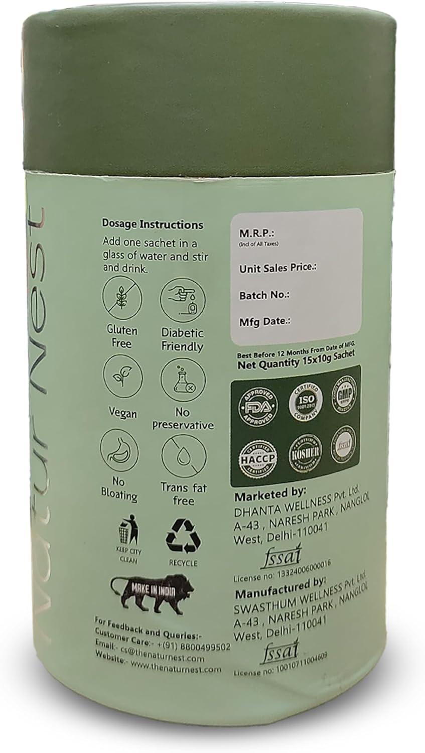 Vegan Probiotic Gut Guard Supplement for Long-Term Gut Health - 15 Sachets