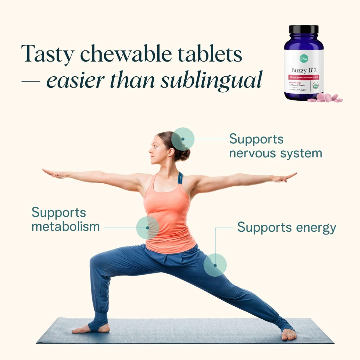 Vegan Vitamin D3 5000IU + K2 Bundle: Lichen-Based D3 & Chickpea-Based K2, 30 Chewable Tablets + Bone Health Support, 30 Tablets