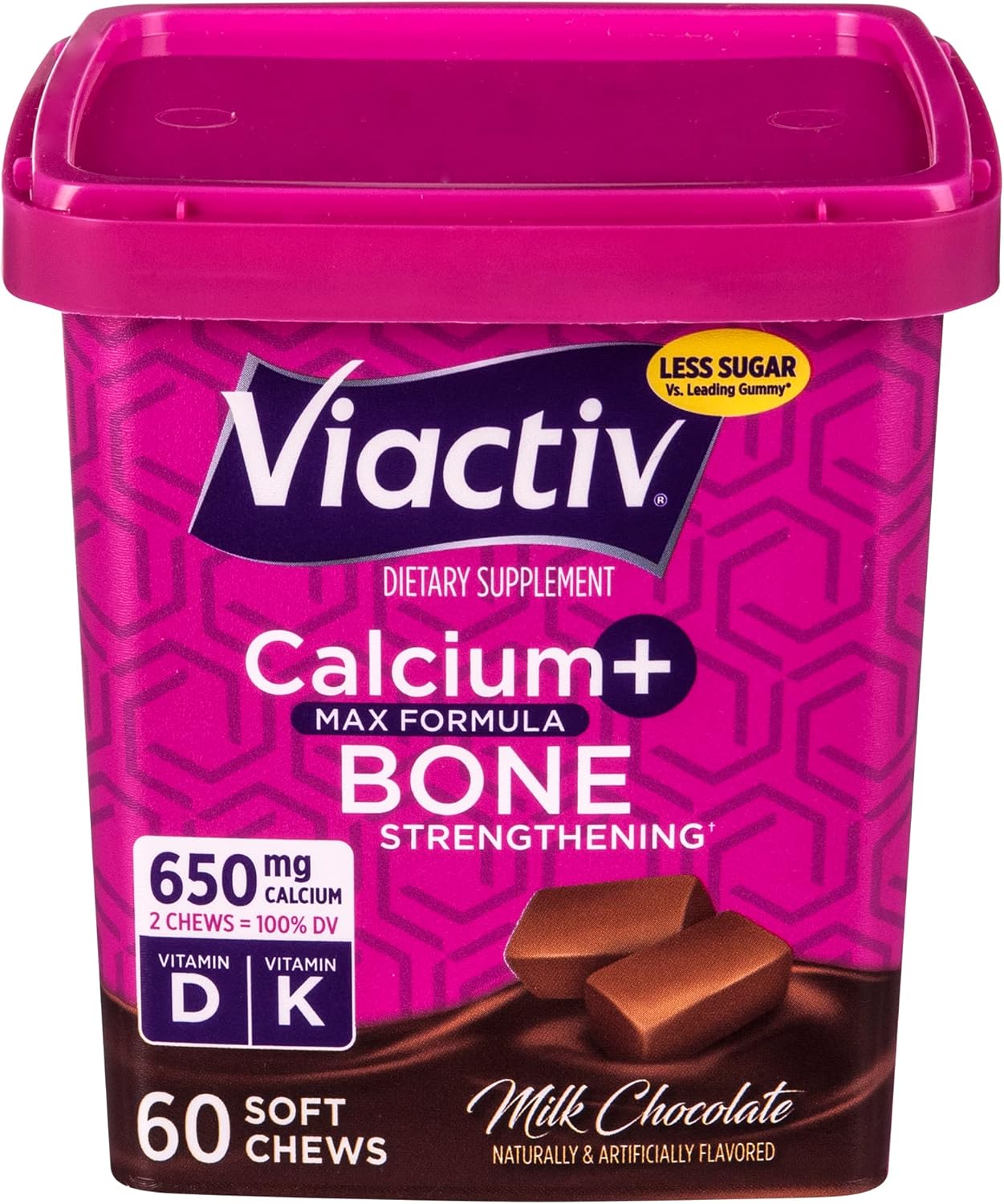 Viactiv Calcium + Vitamin D3 Soft Chews & Vitafusion Extra Strength B12 Gummies Bundle