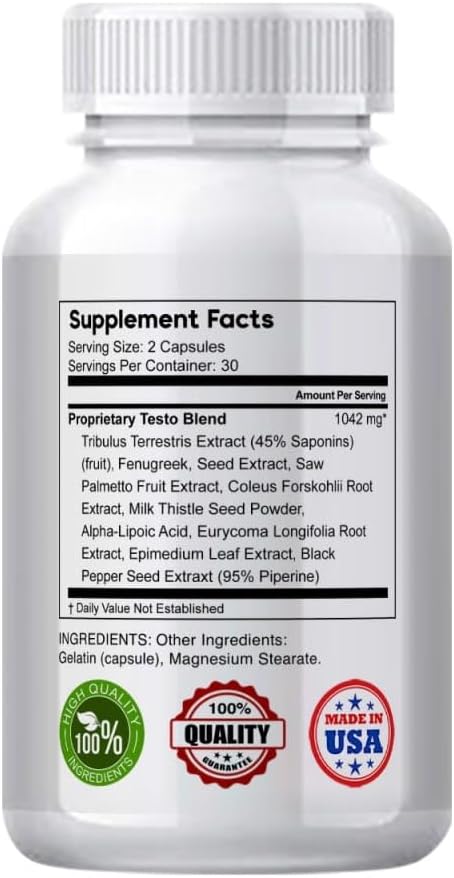 VIDAPLEXTRA Vigora XL Capsules - Single Bottle of 60 Capsules for Vigor Boost