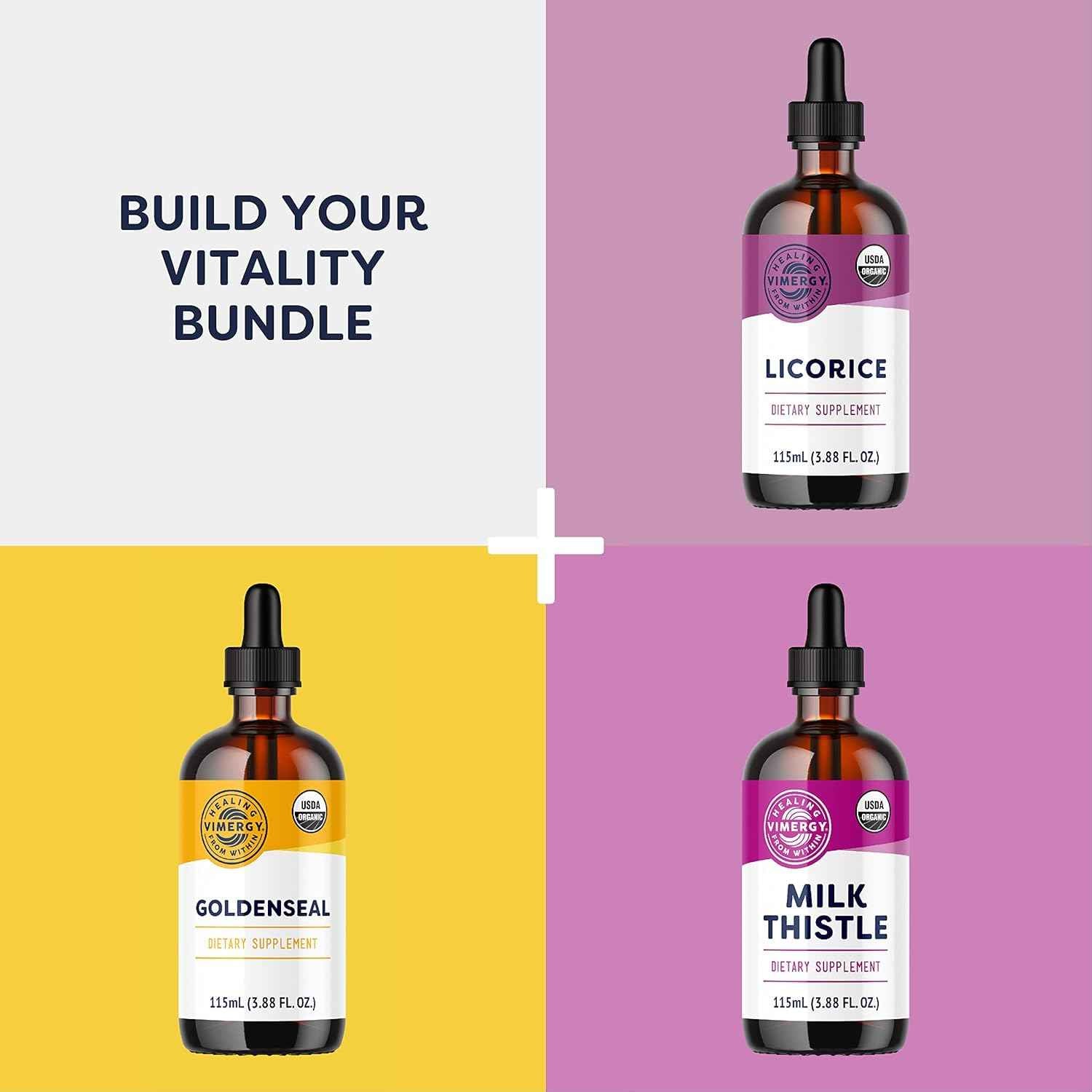 Vimergy Olive Leaf – Supports Immune Health* – Benefits Cardiovascular Function* – USDA Certified Organic, Vegan, Paleo-Friendly and Gluten-Free – 115 mL (57 Servings)