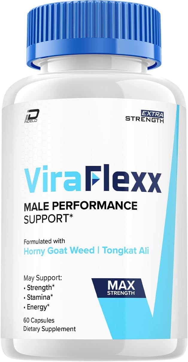 ViraFlexx Capsules Supplement for Men's Wellness and Energy Performance (60 Capsules)