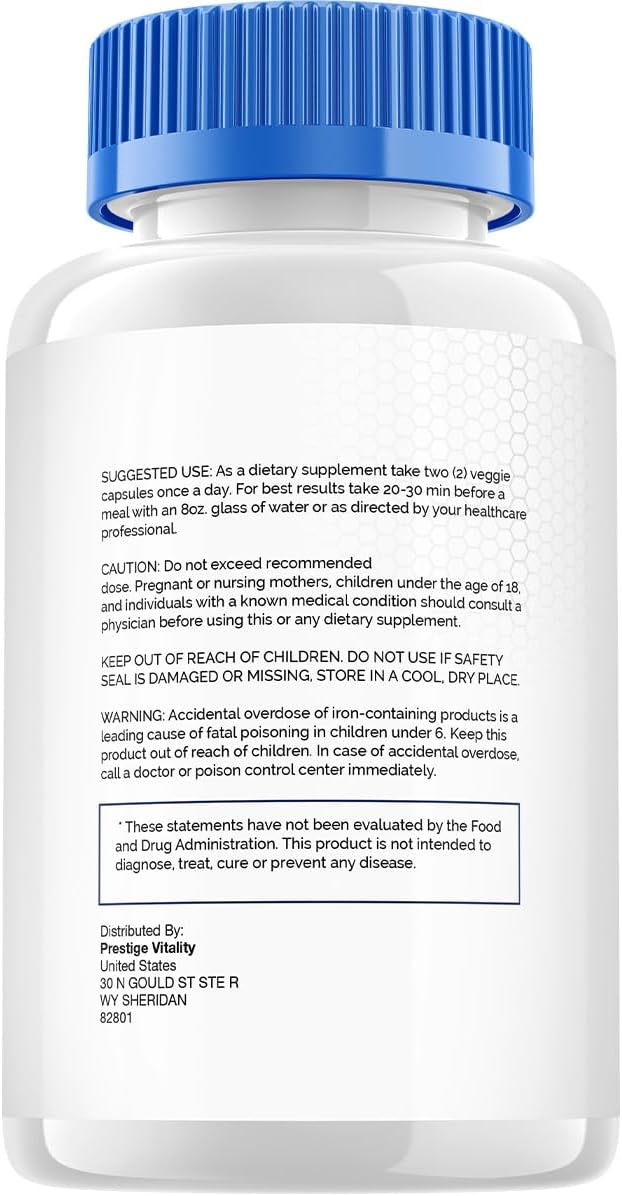ViraFlexx Capsules Supplement for Men's Wellness and Energy Performance (60 Capsules)