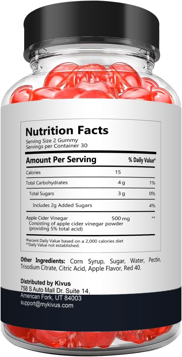 Vista Keto Gummies with Apple Cider Vinegar - 2 Pack of Ketogenic ACV Gummies (120 Gummies)