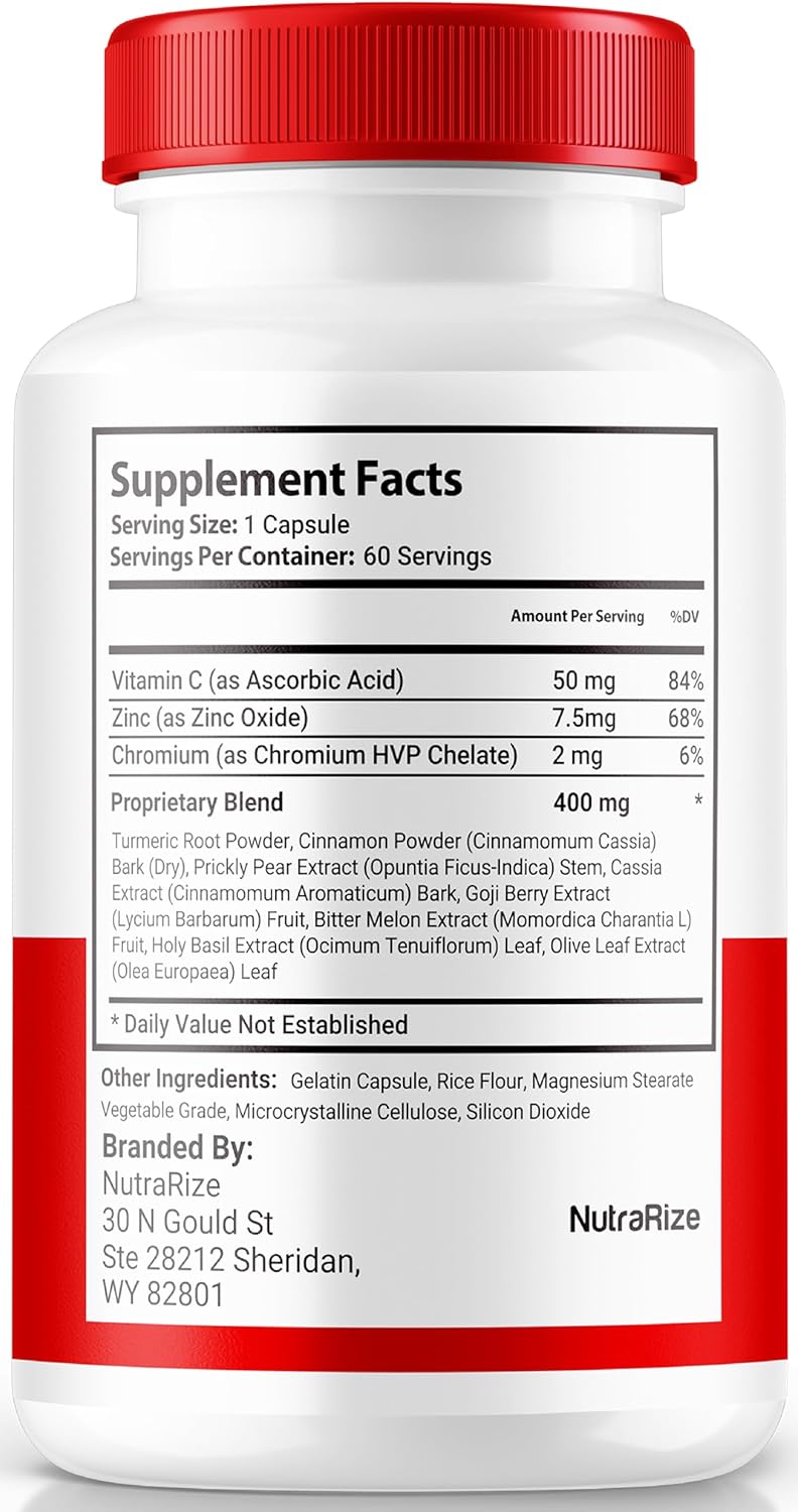 Vital Glyc Blood Support Formula - Blood Vessel Cleaner & Glyco Optimizer Pills - 2 Pack for Health & Wellness