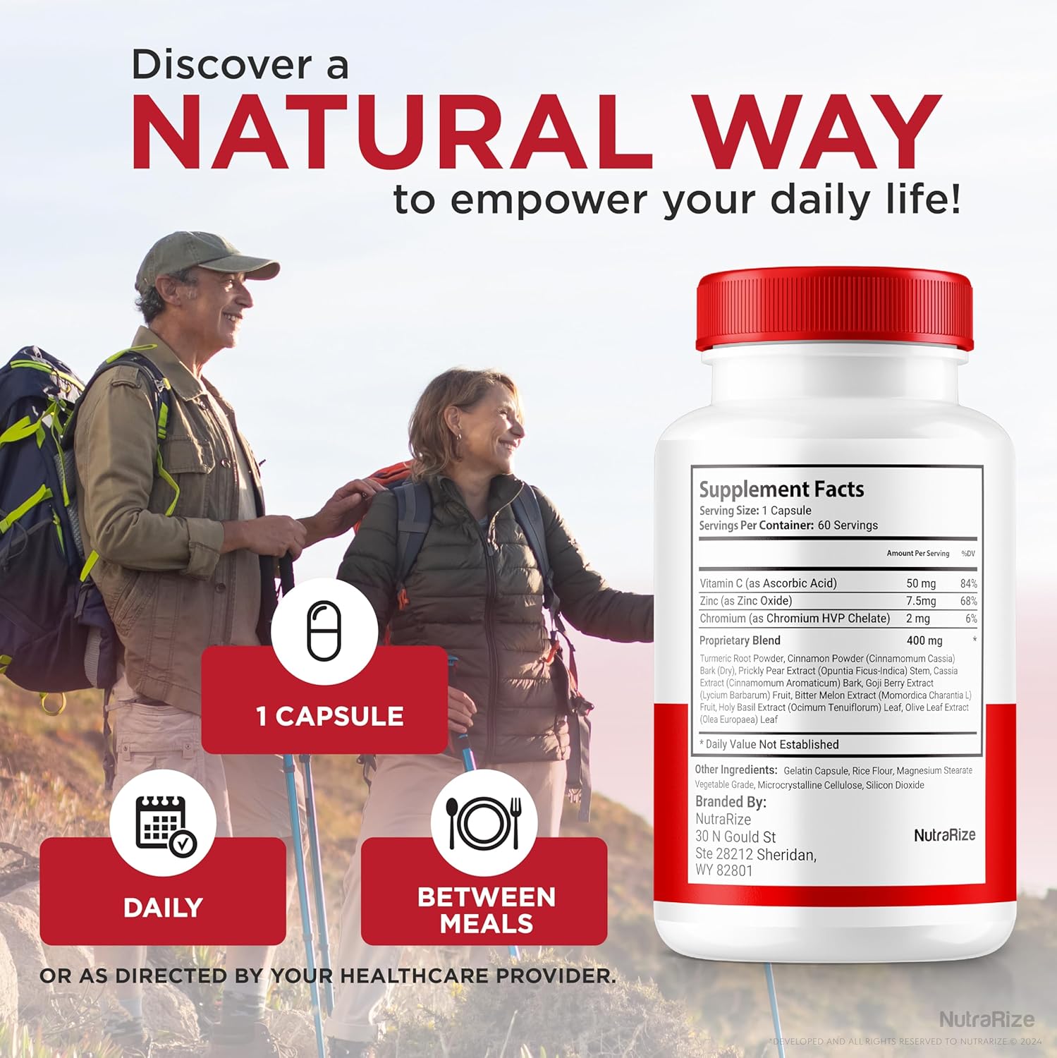 Vital Glyc Blood Support Formula - Blood Vessel Cleaner & Glyco Optimizer Pills - 2 Pack for Health & Wellness