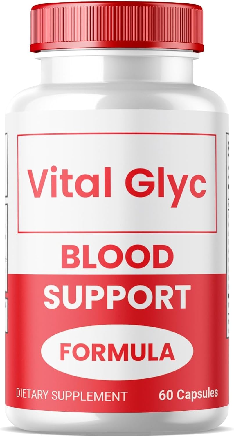 Vital Glyc Blood Support Formula - Glyco Optimizer Capsules for Overall Health & Wellness (60 Capsules)