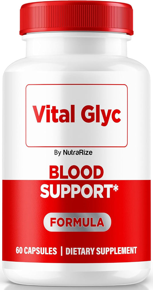 Vital Glyc Blood Vessel Support Capsules - Official Glyco Optimizer Formula, Vital Glyc Powder for Overall Health & Wellness - 60 Capsules
