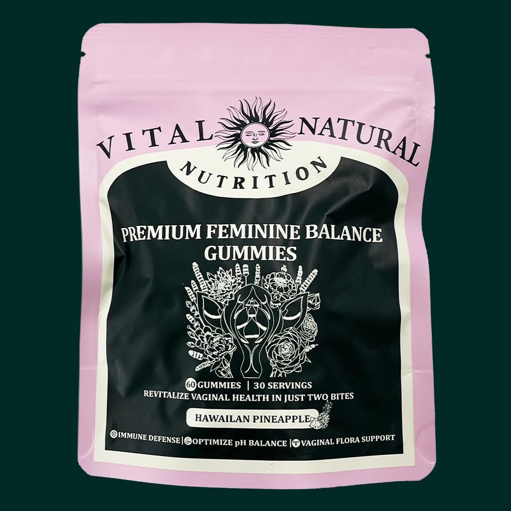 Vital Source Women's Health Gummies - Support Feminine Balance, Hawaiian Pineapple Flavor, 60 Gummies per Bag for a Healthy Life