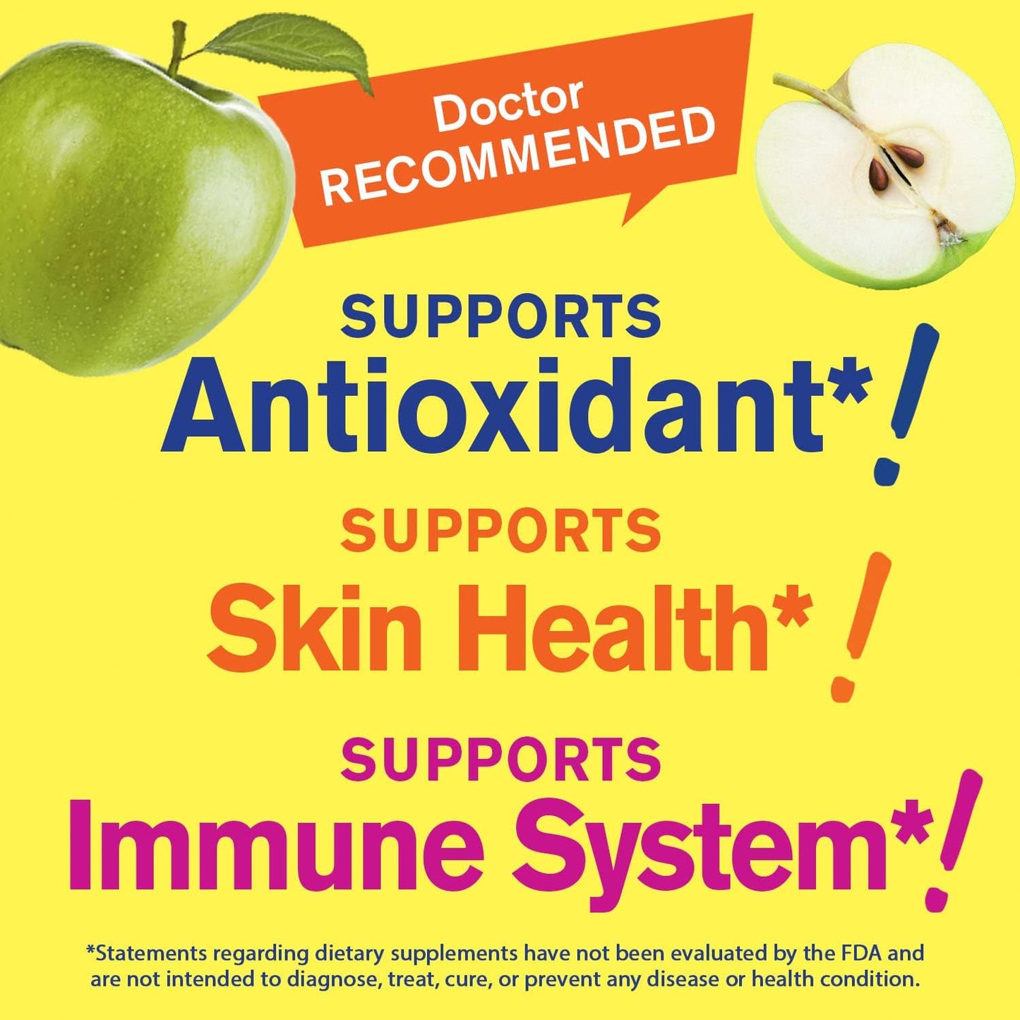 Vitamin C, D3, and K2 Gummies Bundle - Delicious Vitamin Supplement, Gluten & GMO Free Chewables