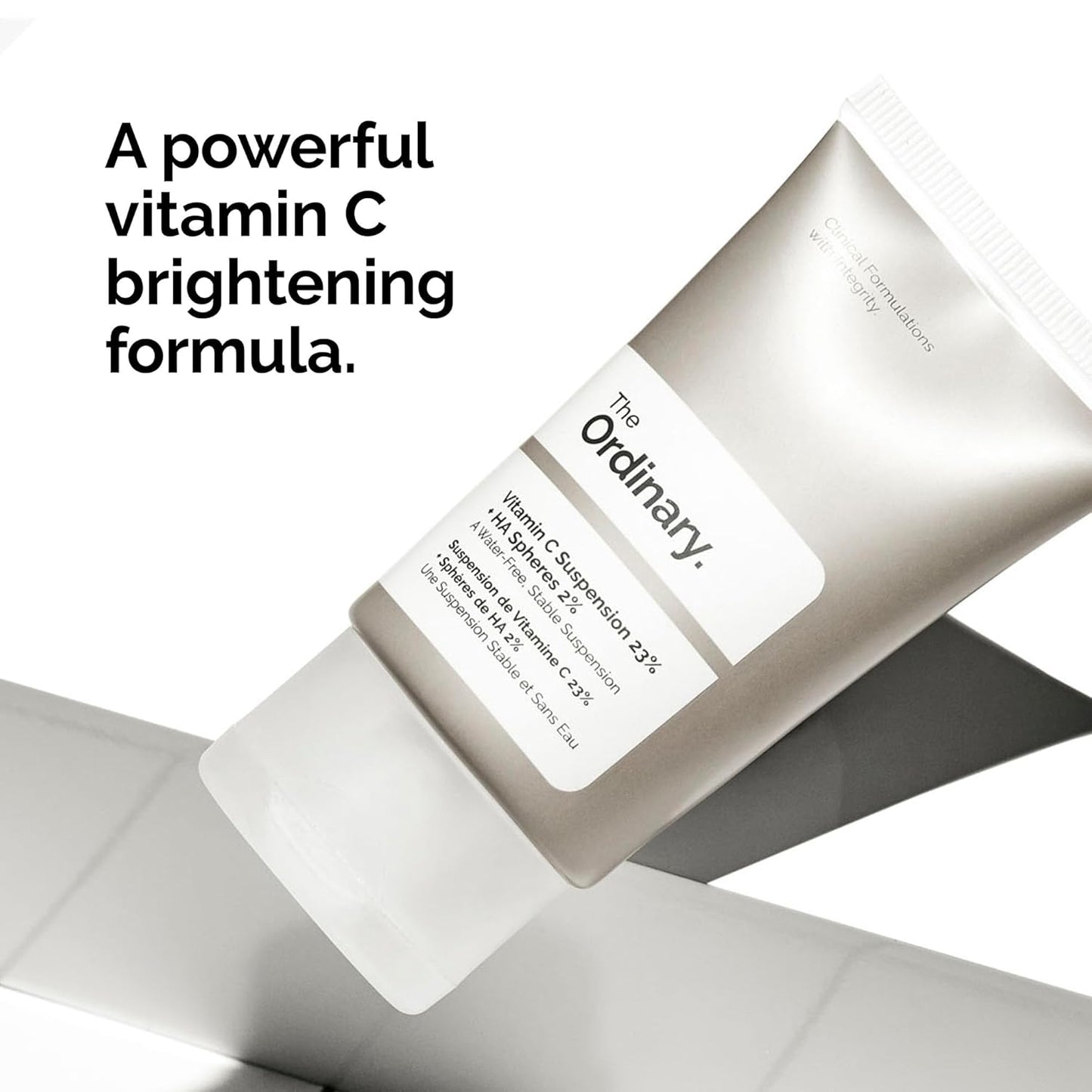 Vitamin C Serum with Pure L-Ascorbic Acid and Hyaluronic Acid Spheres by The Ordinary, 23% Formula