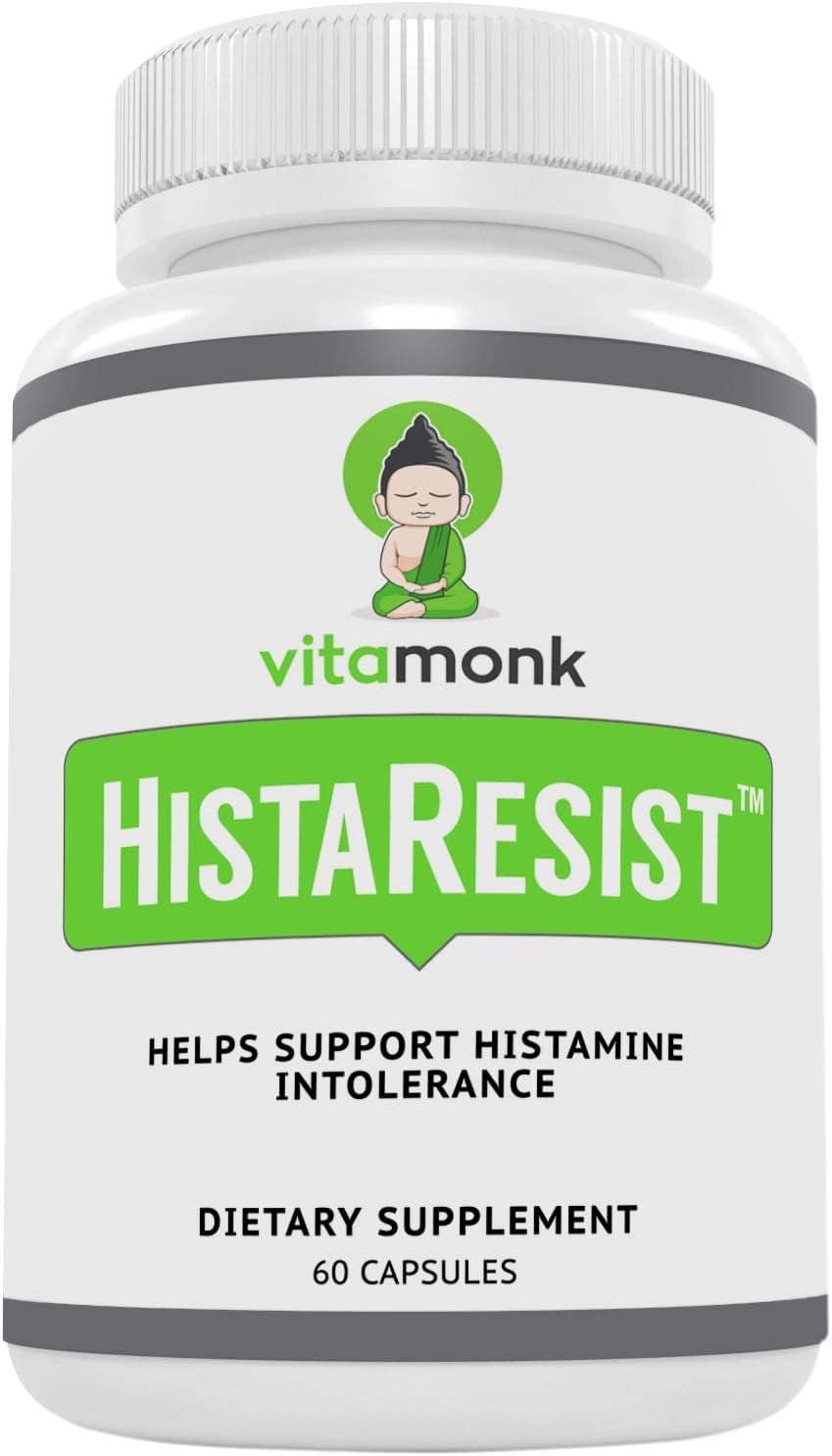 VitaMonk HistaResist™: Histamine Blocker and Probiotics for Histamine Intolerance & Gut Health