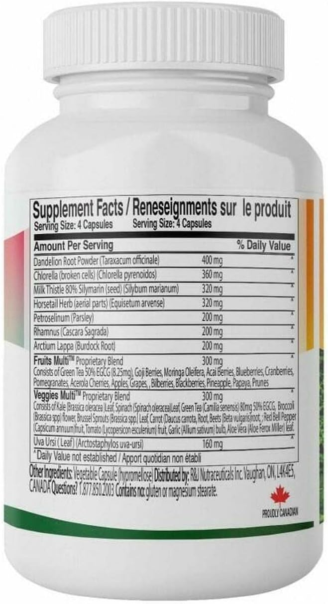 VitaTree Detox Supplement for Cleansing and Vitality - Natural Ingredients for Health and Wellness