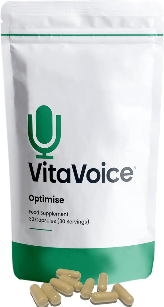 VitaVoice Nootropics & Vitamins for Vocal Health, Wellbeing & Mindset - 30 Capsules