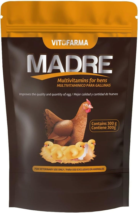 VITOFARMA Mother Vitamin Supplement for Hens and Roosters - Promotes Healthy Egg Production and Fertility - 240g