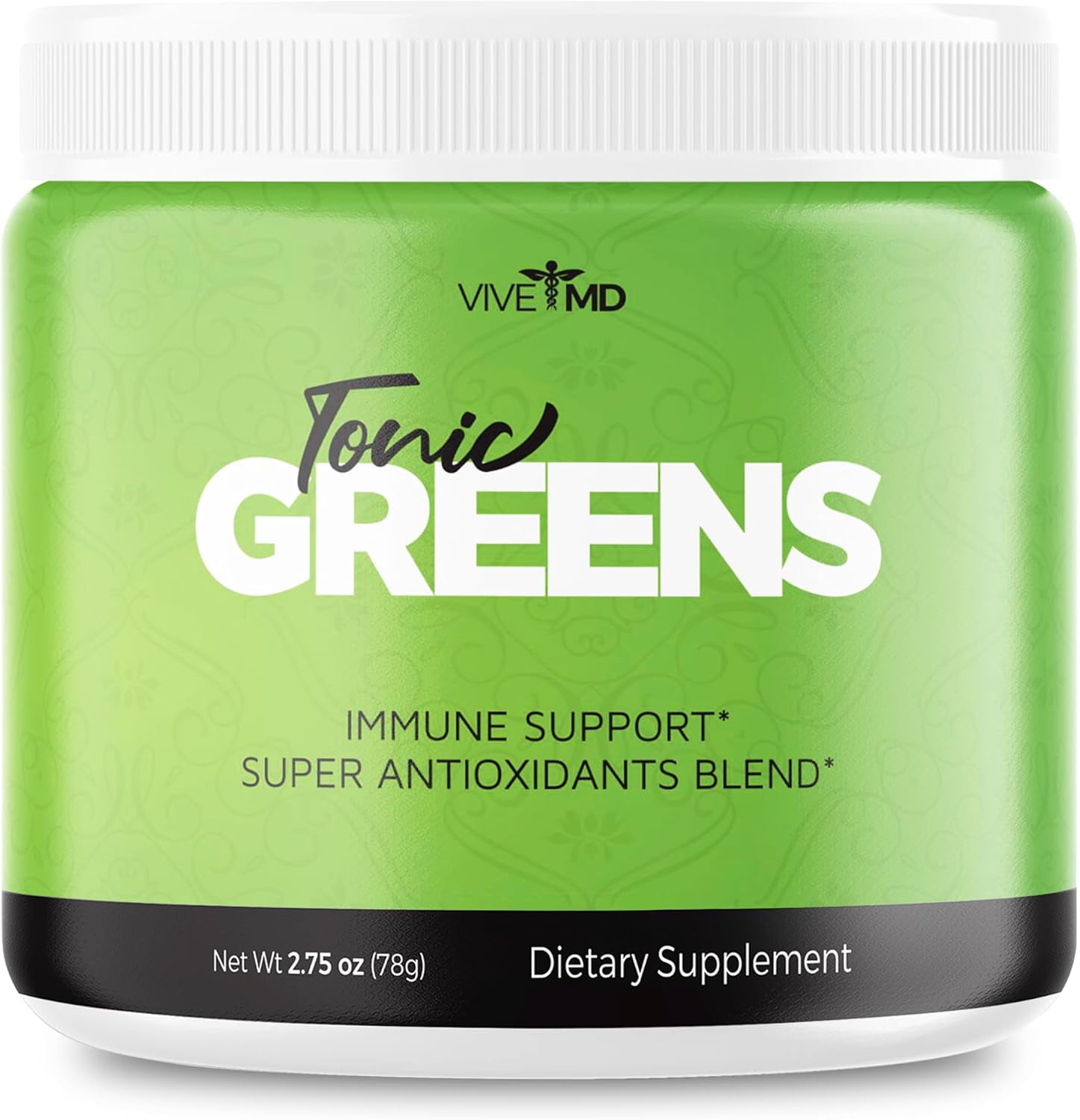 VIVE MD Tonic Greens Powder Official Formula - Natural Green Blend Energy Supplement with BCAA, L-Glutamine, Vitamin B6 - Extra Strength Vitamin Boost Solution for Revolutionary Energy Fix