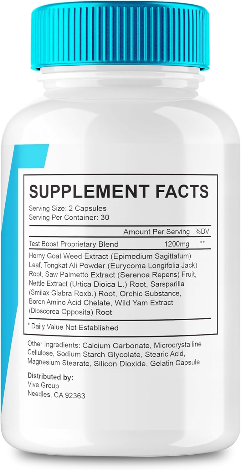 VIVE MD ViraFlexx Male Enchantment Supplement - Enhance Performance with All Natural Dietary Pills for Men, Supports Overall Health - 2 Pack
