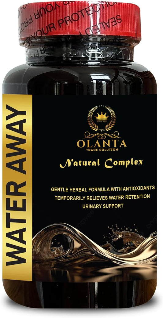Water Away Supplement with Milk Thistle & Celery Seed - 60 Capsules for Healthy Fluid Balance - Maximum Strength Water Out Pills