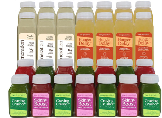 Weekly Intermittent Fasting Drink Kit with Vital Electrolytes & High Protein for Success