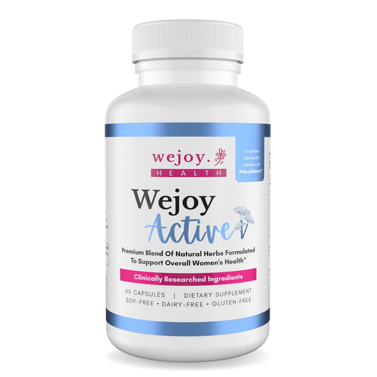 WEJOY Active Menopause Supplements for Women - Boosts Brain Function, Joint Health, Immunity, and Clarity with Lions Mane Supplement