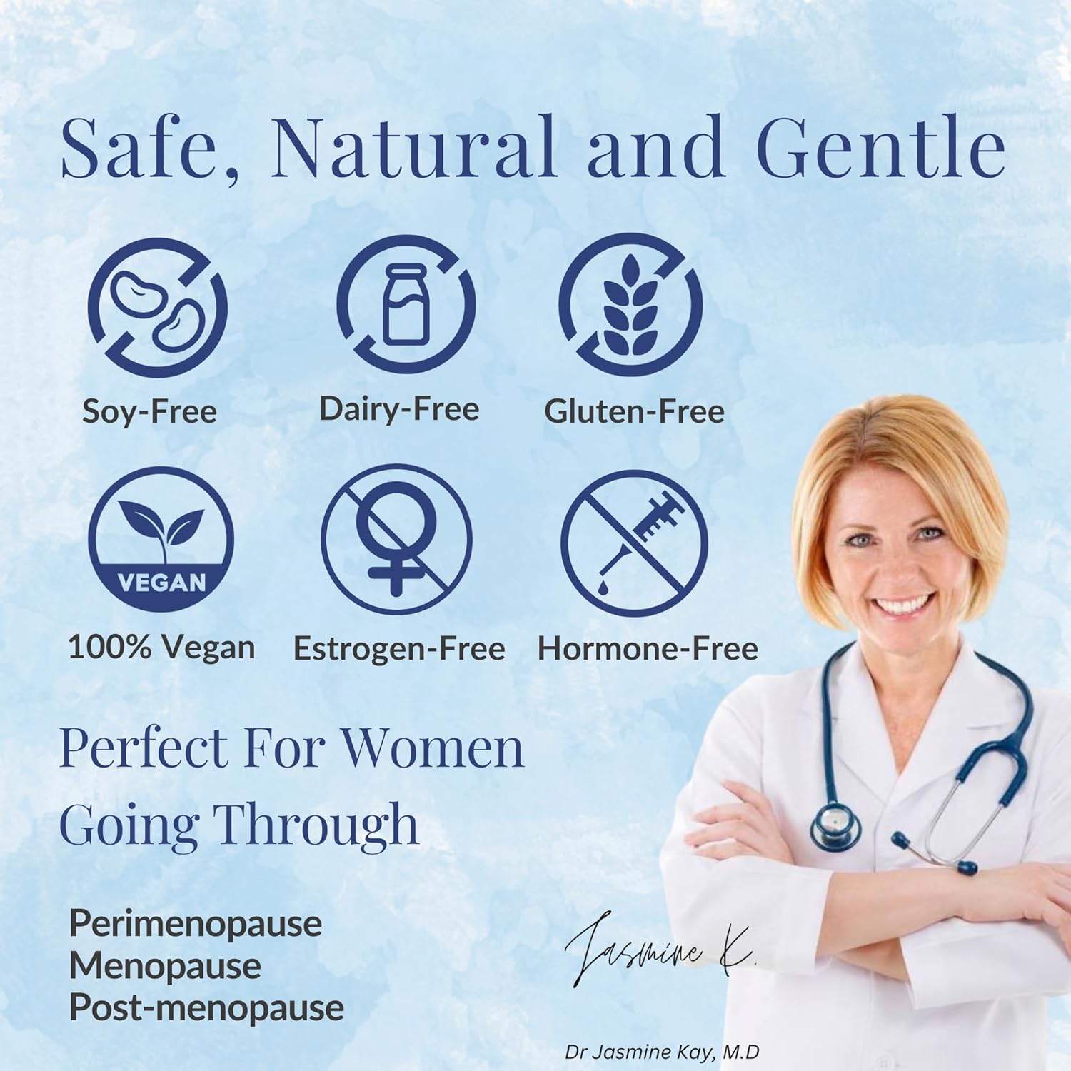 WEJOY Active Menopause Supplements for Women - Boosts Brain Function, Joint Health, Immunity, and Clarity with Lions Mane Supplement