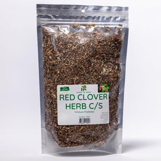 Wildcrafted Red Clover Herb C/S - Trifolium Pratense - 4oz Pack