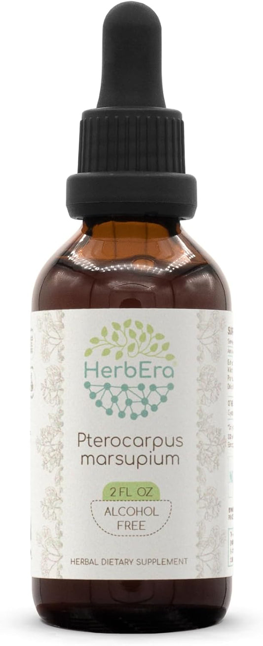 Wildcrafted Vijaysar Alcohol-Free Herbal Extract Tincture - 2 fl oz - Pterocarpus Marsupium Bark
