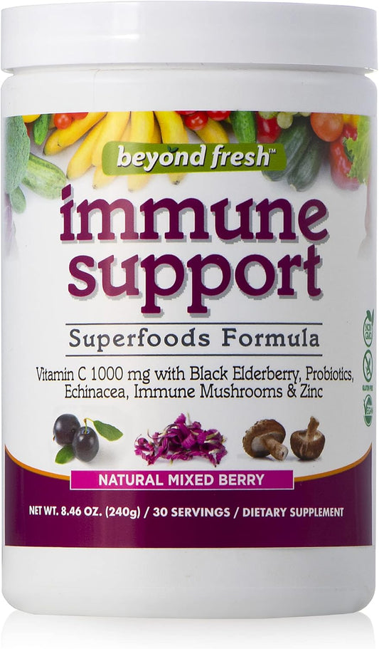 Windmill Beyond Fresh Immune Support Superfoods Formula with Potent Antioxidants in Natural Mixed Berry Flavor - 8.46 Ounce
