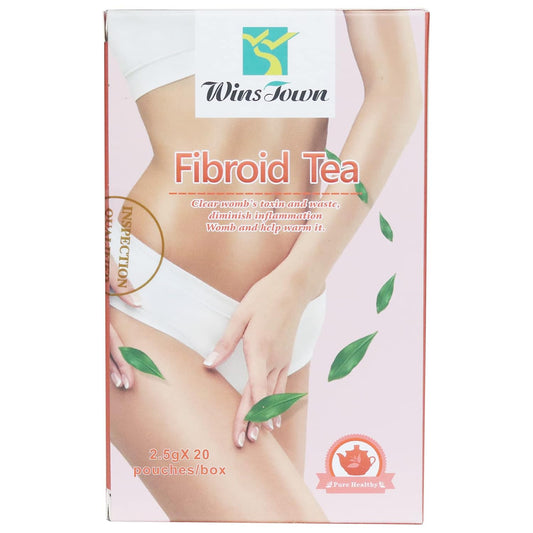 Wins Town Fibroid Tea: Supports Fibroid Shrinkage, Promotes Healthy Womb, Anti Aging, Warm Uterus Detox - 20 Teabags