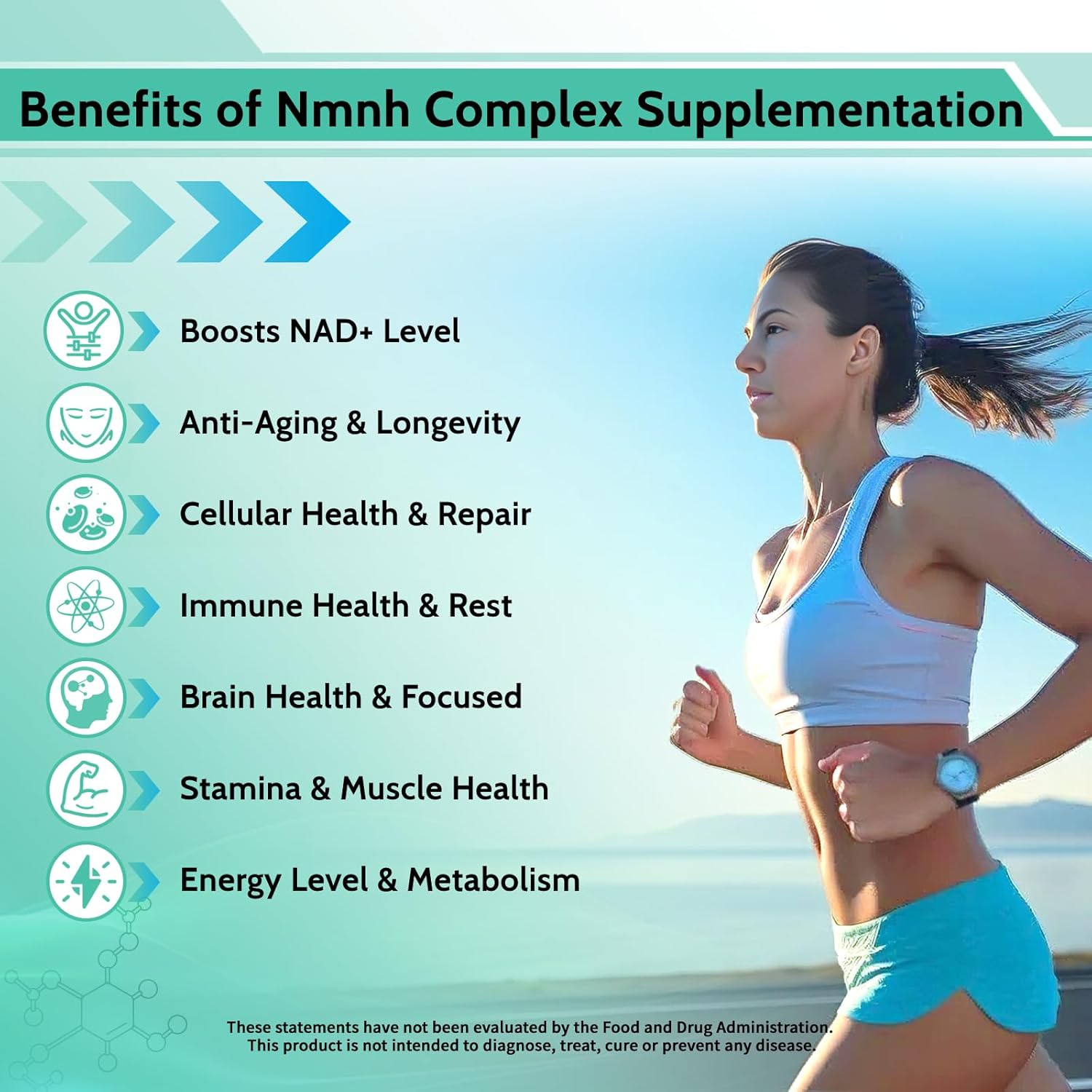 Women's Anti-Aging NMNH Liposomal Supplement with Resveratrol & Betaine - 120 Capsules