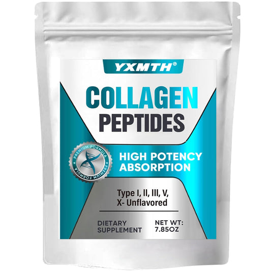 Women's Collagen Peptides Powder with Biotin & Vitamin C for Hair, Skin, and Joint Support - Easy to Mix Drink Supplement 7.85oz