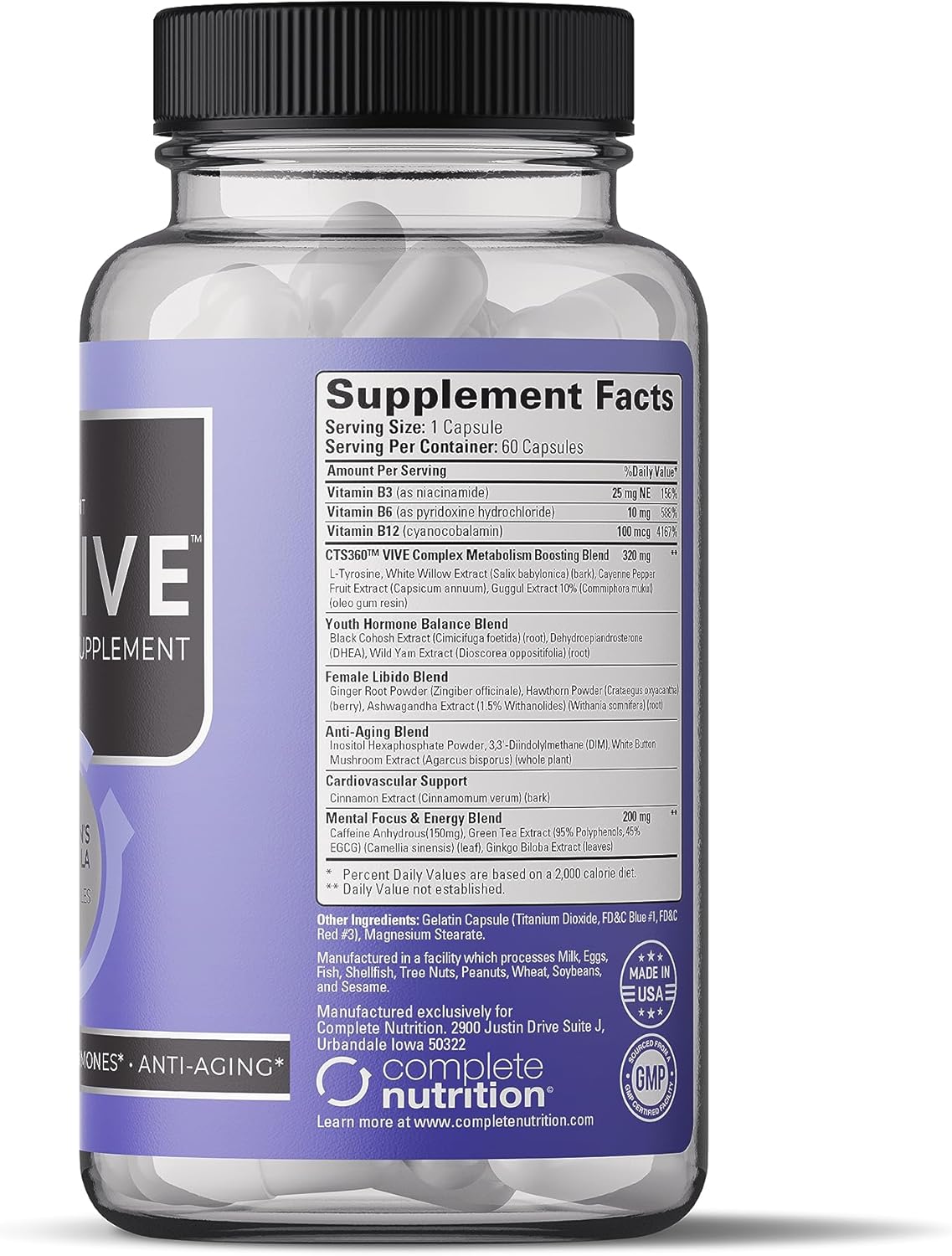 Women's Complete Nutrition CTS360 Vive - Essential Vitamins and Minerals