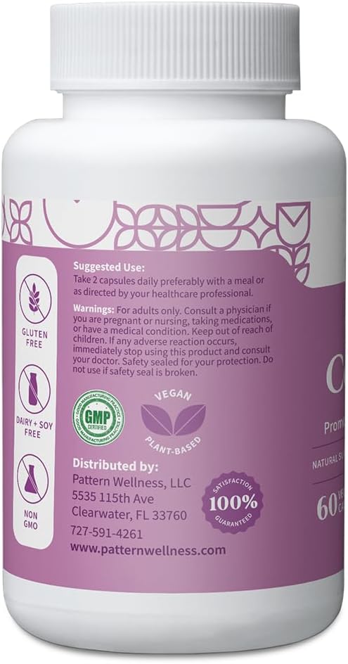 Women's Hormonal Balance & Period Support Supplement - Essential Vitamins, Minerals, Herbal Blend - 60 Vegan Capsules