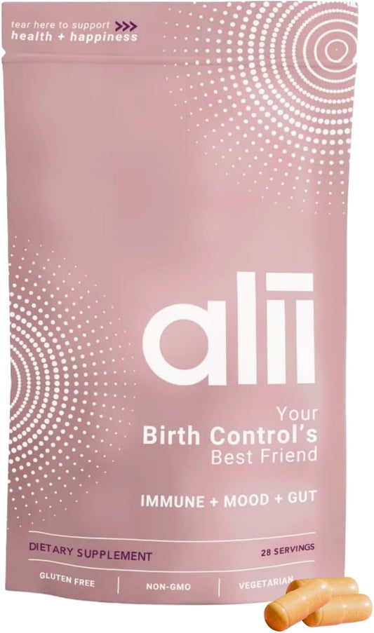 Women's Hormonal Birth Control Support Supplement - 14 Nutrients for Energy and Gut Health - 28 Servings