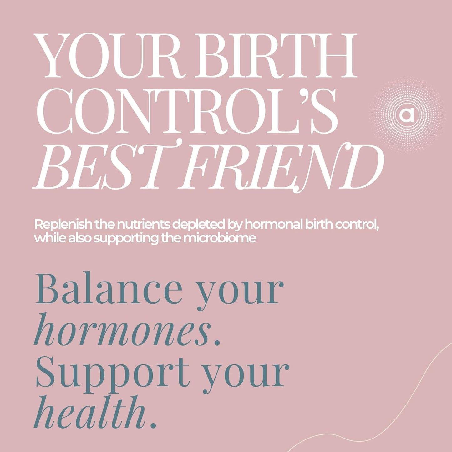 Women's Hormonal Birth Control Support Supplement - 14 Nutrients for Energy and Gut Health - 28 Servings
