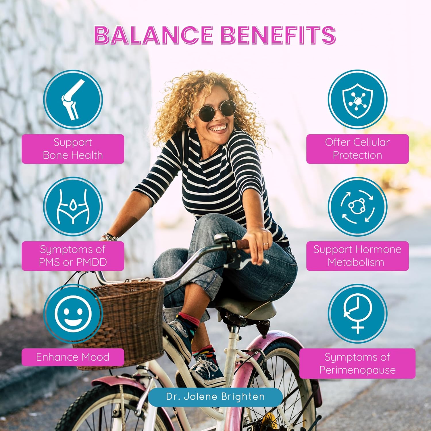 Women's Hormone Balance Kit with Adrenal Support and Saw Palmetto for PCOS by Dr. Brighten