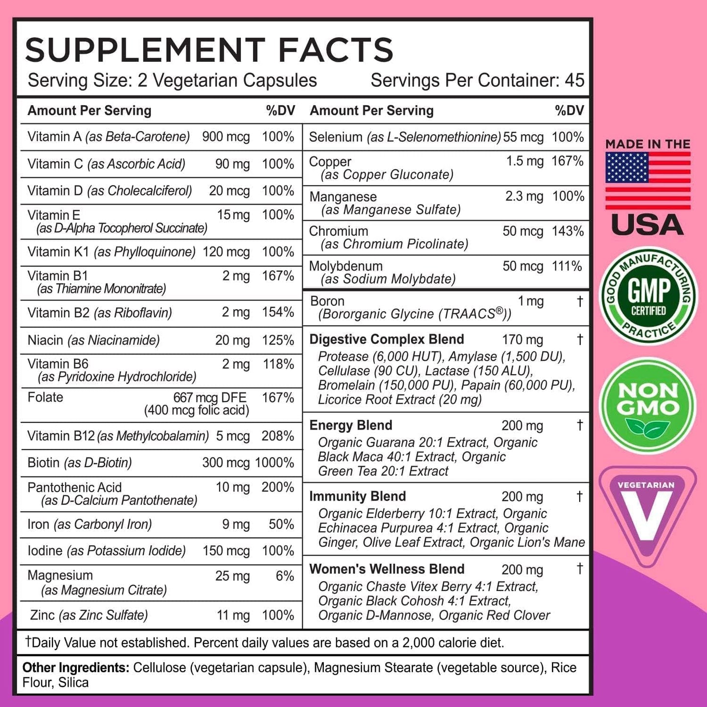 Women's Multivitamin and Magnesium Bundle by FarmHaven: Essential Nutrients for Overall Wellness