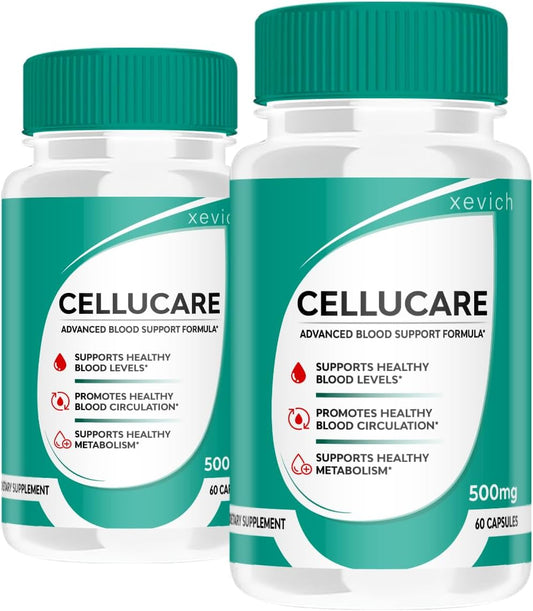 Xevich Cellucare Capsules - Pack of 2, 120 Capsules for Cellulite Care