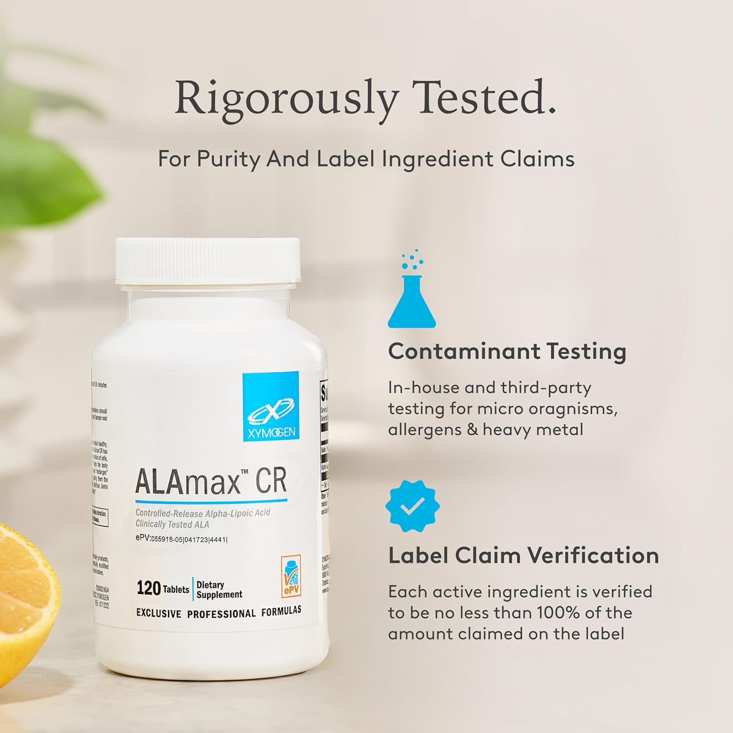 XYMOGEN Corticare B - Adrenal Support Supplements with Vitamin C, L Carnitine & Bioavailable Quatrefolic Folate - Promotes Healthy Energy & Coenzyme A Production (120 Capsules)