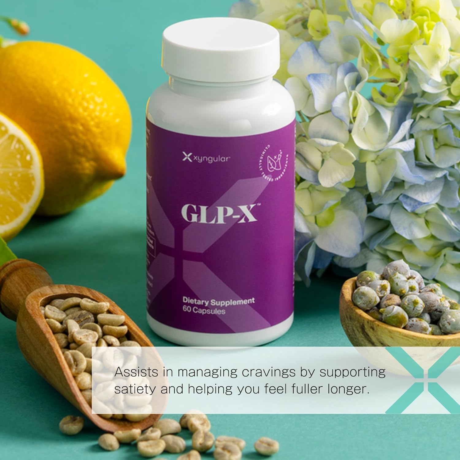 Xyngular GLPX Fiber Blend with Botanical Extracts - Promotes Healthy Metabolism & Satiety - 30 Servings