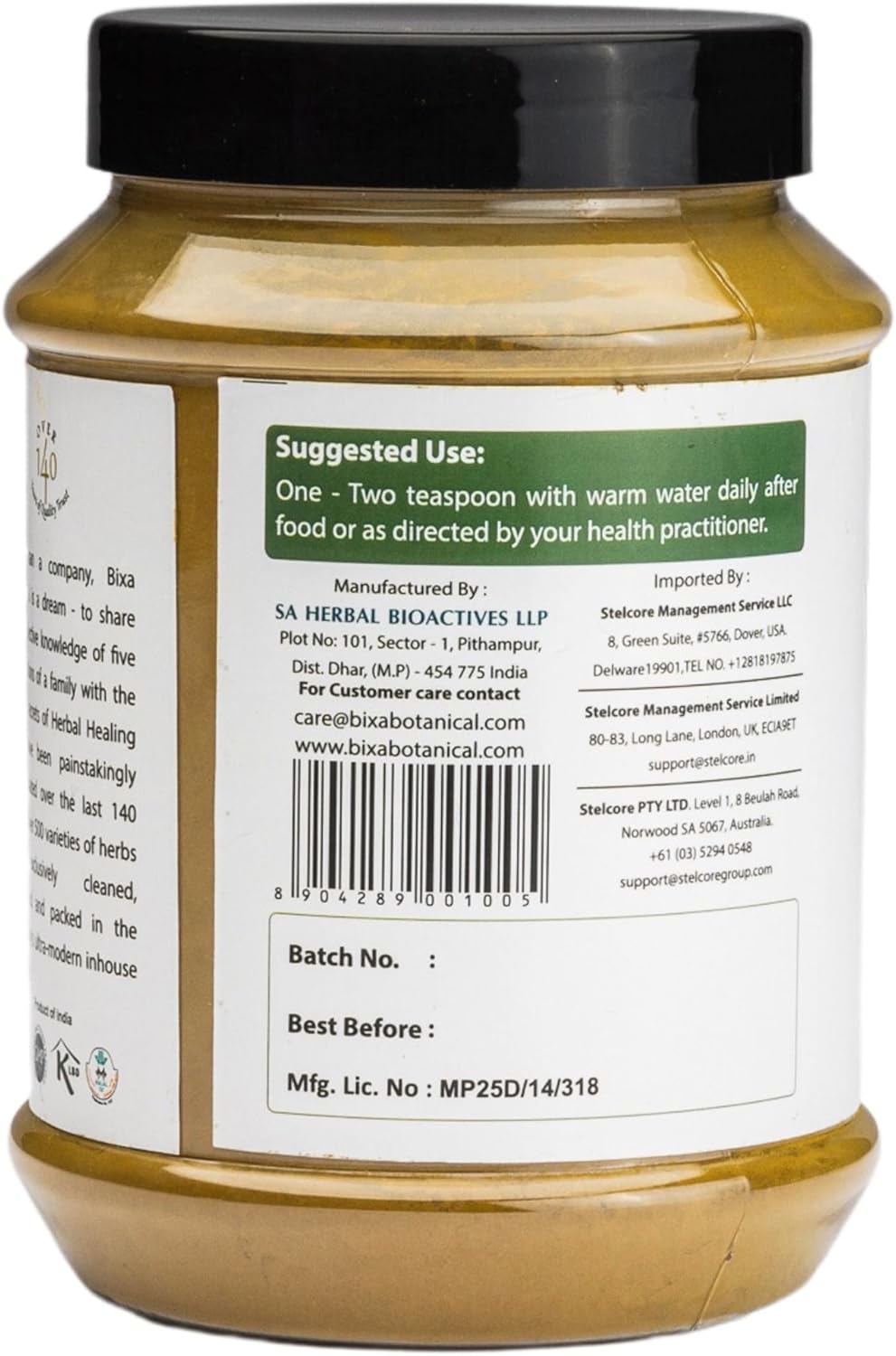 Yellow Dock Powder (Rumex Crispus) Herbal Supplement - 454g (16oz) | Ayurvedic Remedy for Chronic Skin Issues, Itching, & Nasal Inflammation