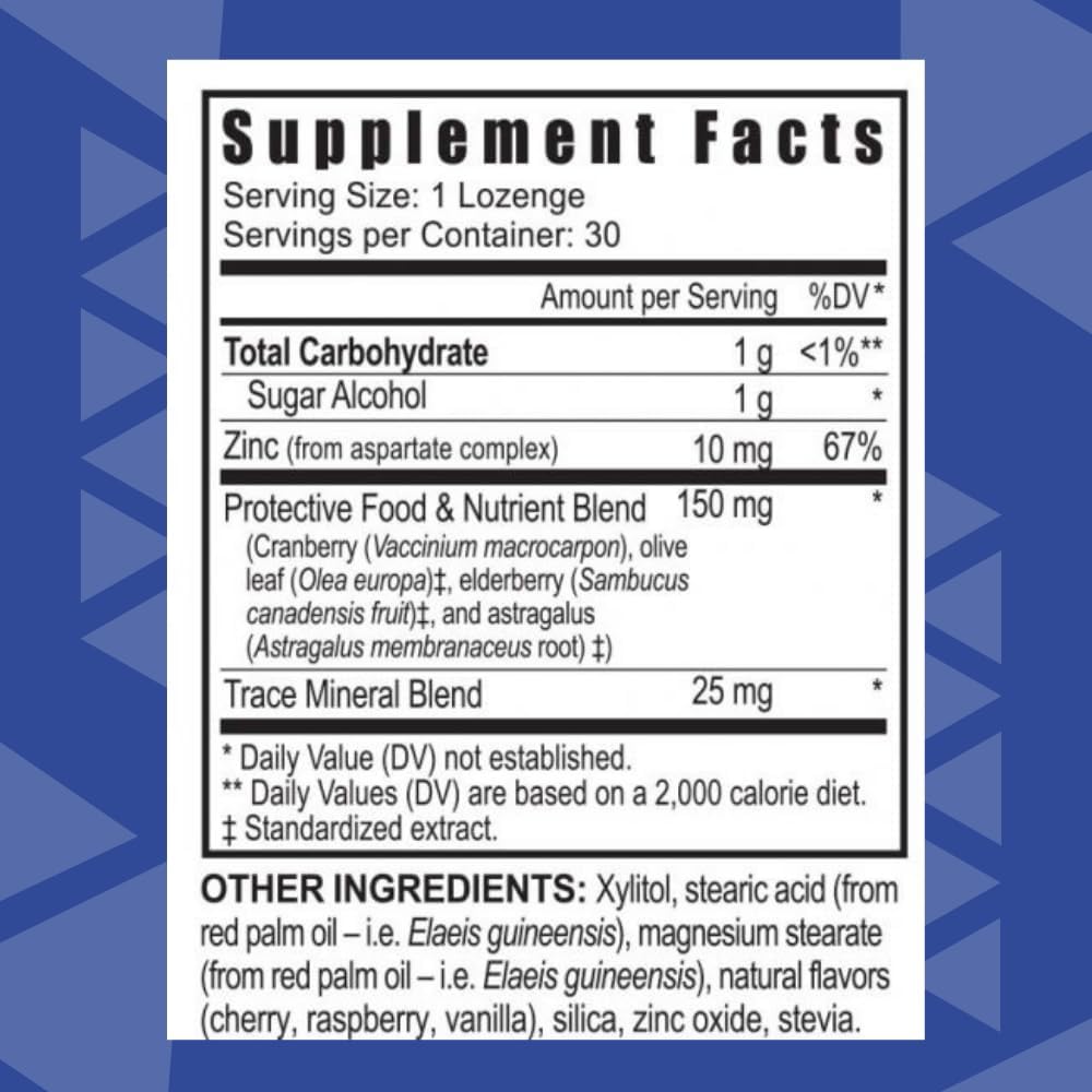 Youngevity Immune Support Chewables with Zinc, Trace Minerals, Elderberry, and Astragalus - Highly Absorbable - 30 Count Pack